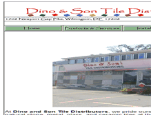 Tablet Screenshot of dinoandson.com